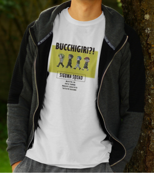 Bucchigiri Siguma Squad Anime Walk Chibitoko Series T-Shirt