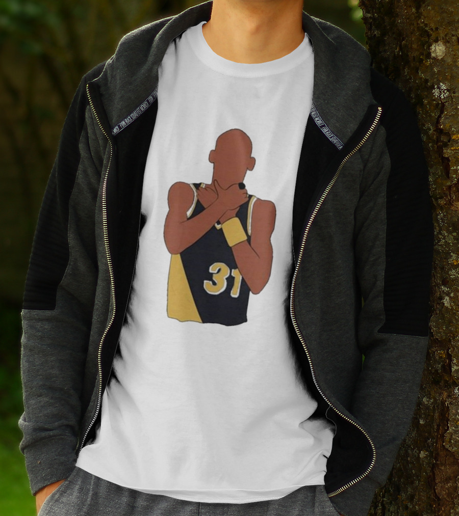 Candace Parker Reggie Miller 31 Gesture Basketball Fan T-Shirt