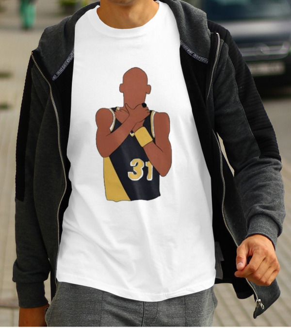 Candace Parker Reggie Miller 31 Gesture Basketball Fan T-Shirt