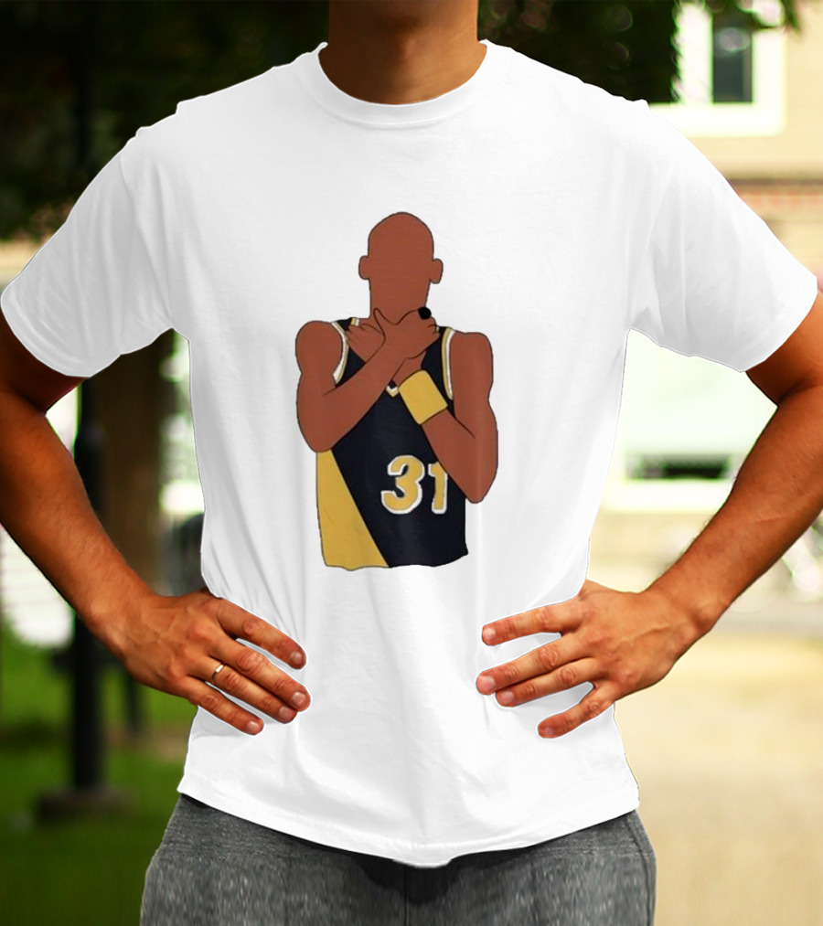 Candace Parker Reggie Miller 31 Gesture Basketball Fan T-Shirt