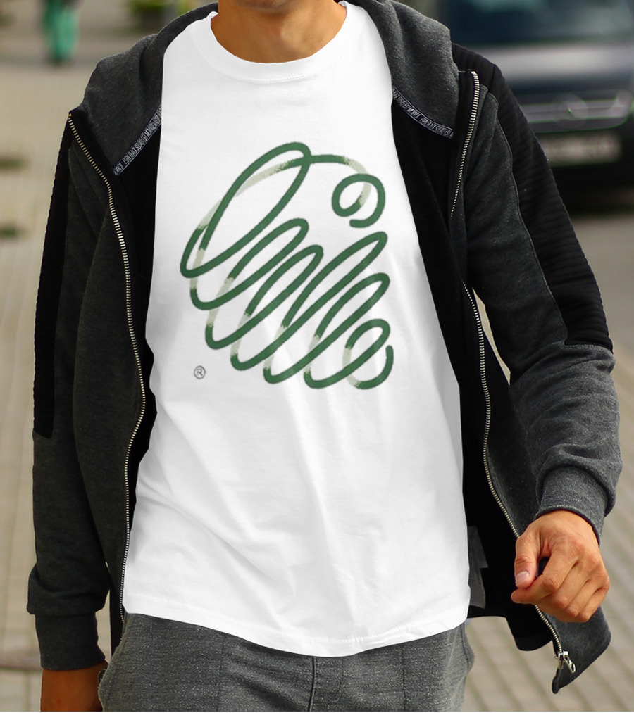Carhartt Wip Noodle Spiral Abstract Green T-Shirt