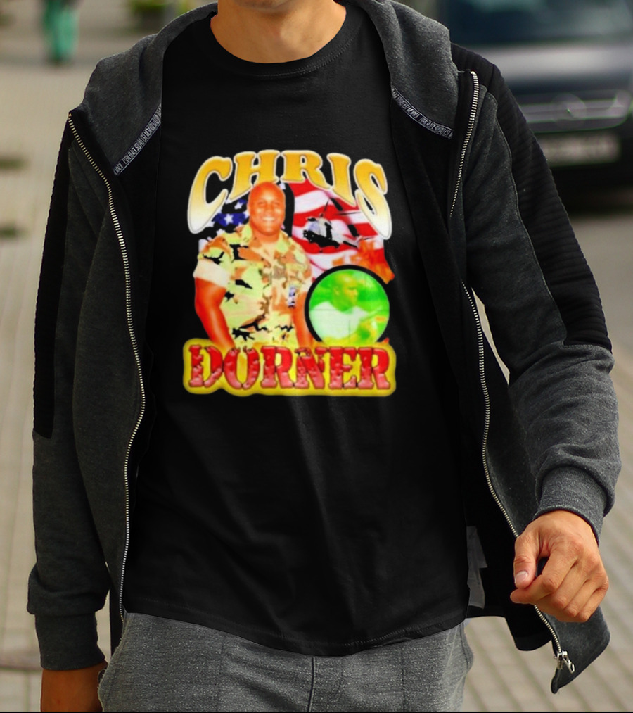 CHRIS DORNER USA Helicopter Camouflage T-Shirt