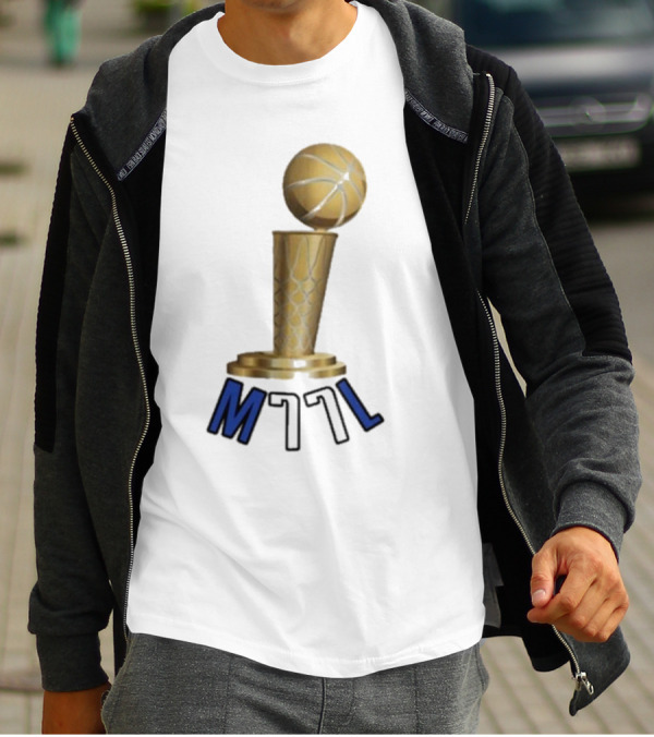 Dallas Mavericks Luka Doncic 77 M77l Basketball Trophy T-Shirt
