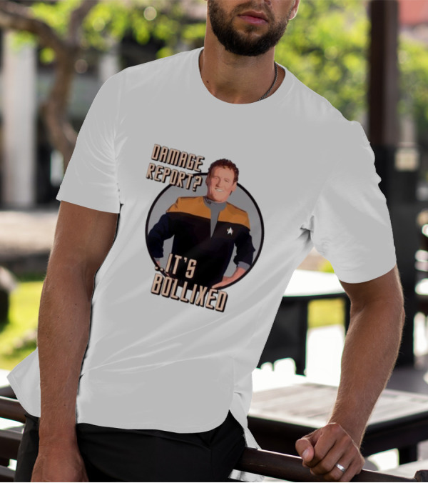 Damage Report It’s Bollixed Star Trek Inspired Character With Uniform T-Shirt