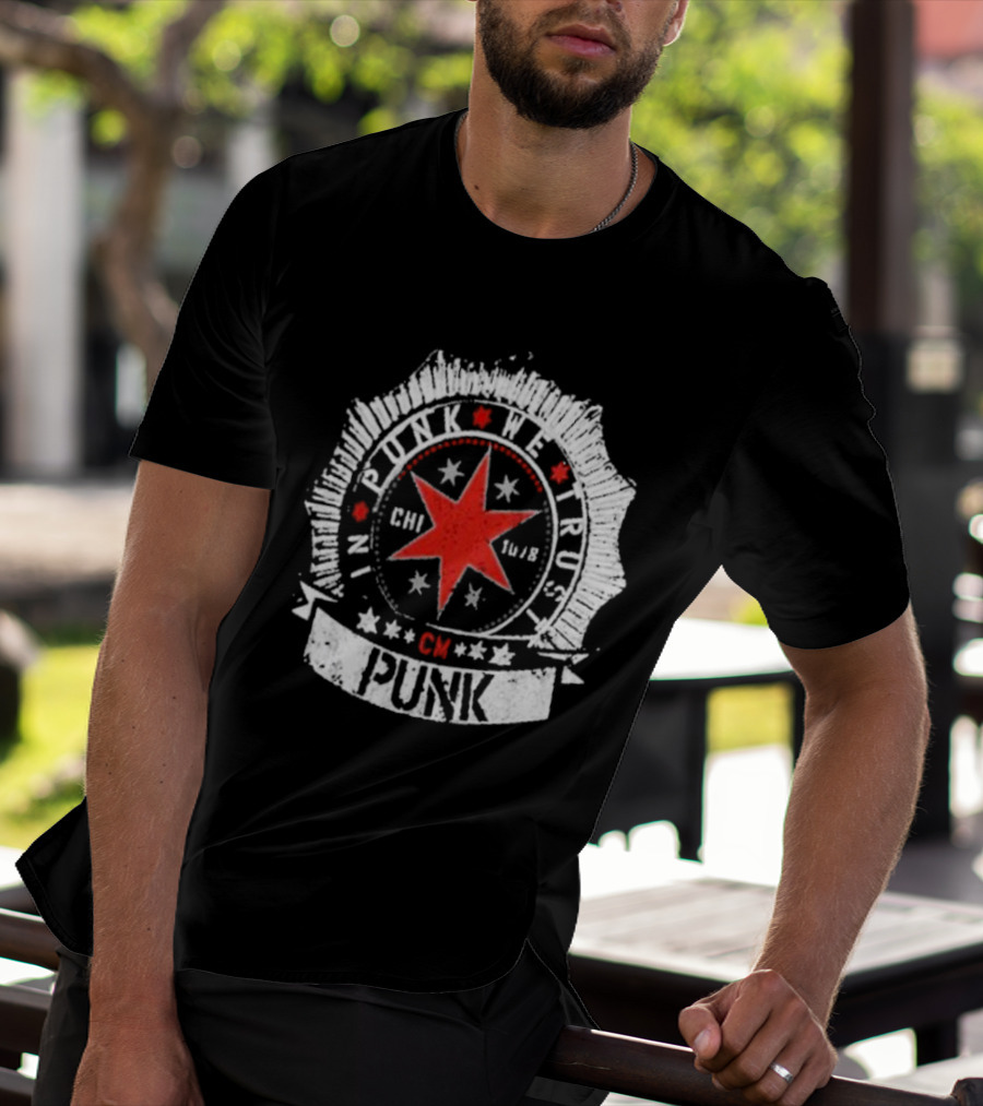 Gray Cm Punk In Punk We Trust Chi 16/8 T-Shirt