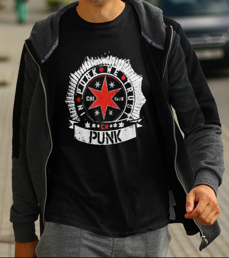 Gray Cm Punk In Punk We Trust Chi 16/8 T-Shirt