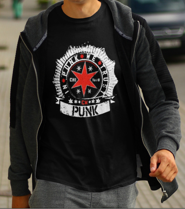 Gray Cm Punk In Punk We Trust Chi 16/8 T-Shirt
