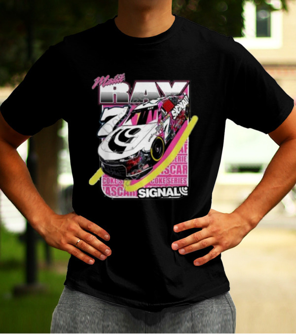 Malik Ray 7 NASCAR Coke Series Signal Racing Car T-Shirt