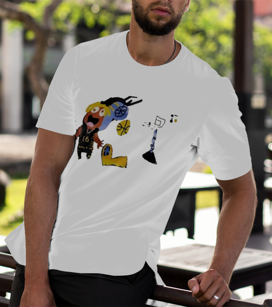 Tyrese Haliburton James Johnson Son Basketball Cartoon T-Shirt