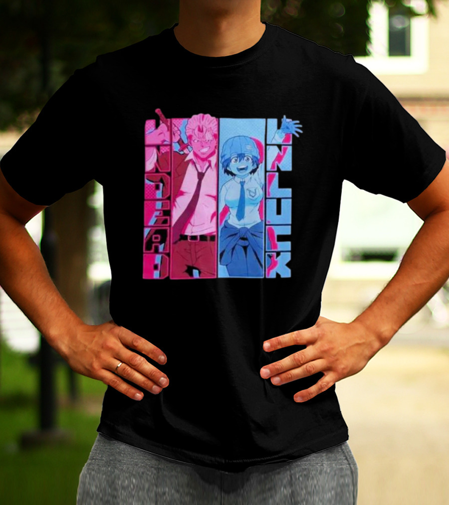Undead Unluck Andy Fuuko Manga Panel T-Shirt