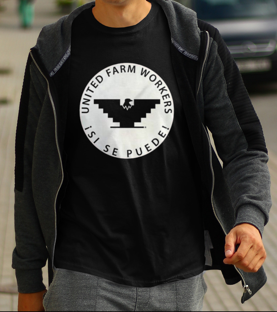 United Farm Workers ¡Sí Se Puede Eagle Emblem T-Shirt