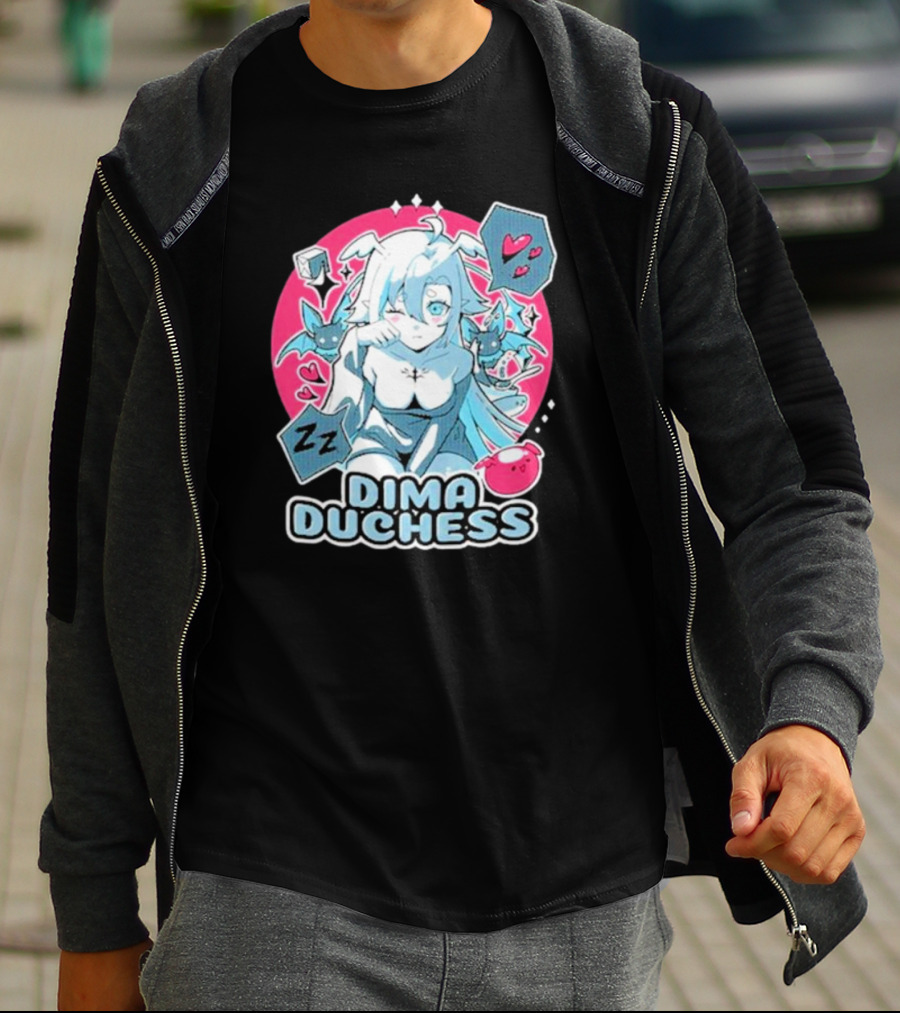 Uwumarket Dimatheduchess Sleepy Soup Dima Duchess Hearts Zzz Bat Wings T-Shirt