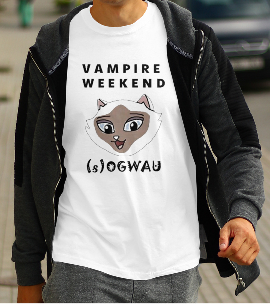 Vampire Weekend (s)OGWAU Cat Face T-Shirt