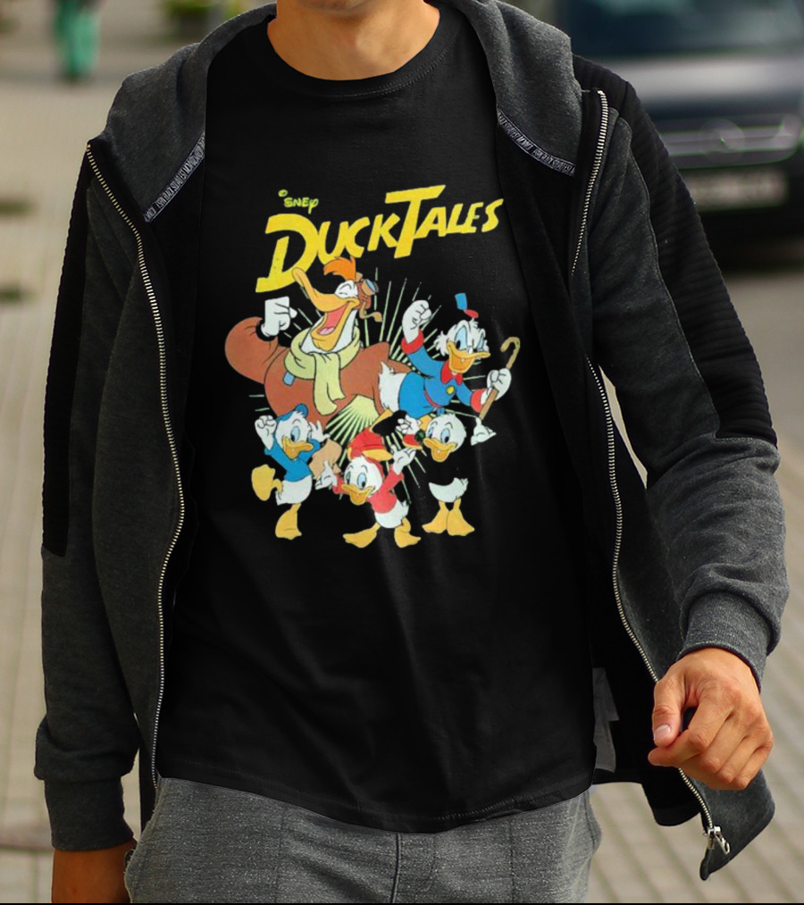 DuckTales Vintage Cast Disney Duck Cartoon Characters T-Shirt