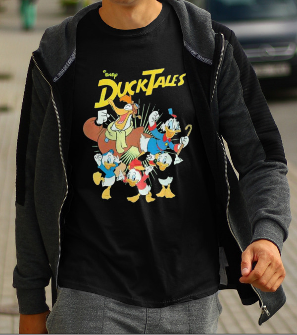 DuckTales Vintage Cast Disney Duck Cartoon Characters T-Shirt