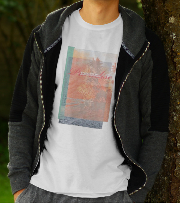 Paradise Studio Seven Tropical Overlay T-Shirt