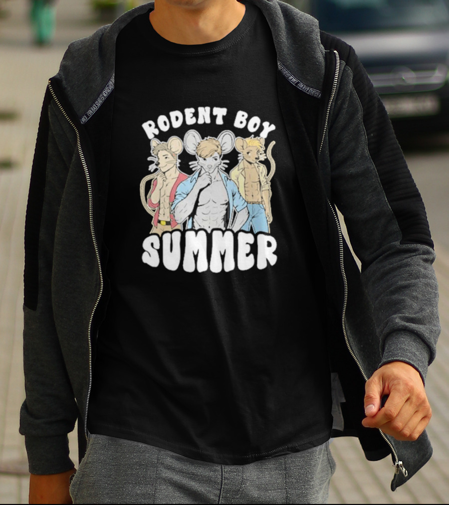 Rodent Boy Summer Mouse Trio Adventure T-Shirt