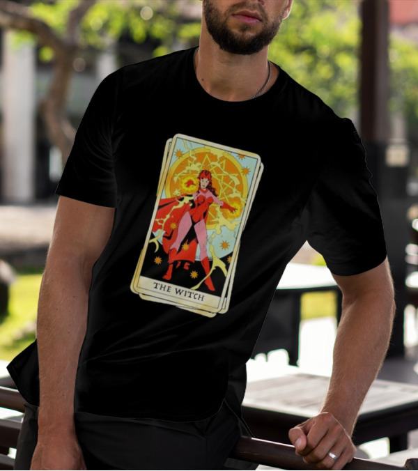 Tarot Card Featuring Scarlet Witch As The Witch T-Shirt