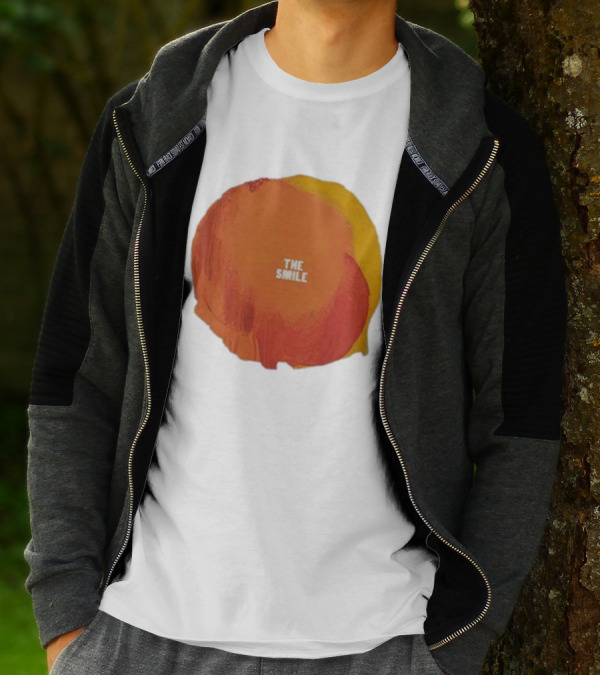 The Smile Sun Paint Texture Art Circle T-Shirt
