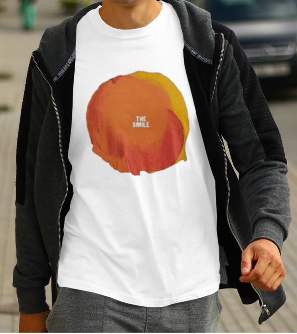 The Smile Sun Paint Texture Art Circle T-Shirt