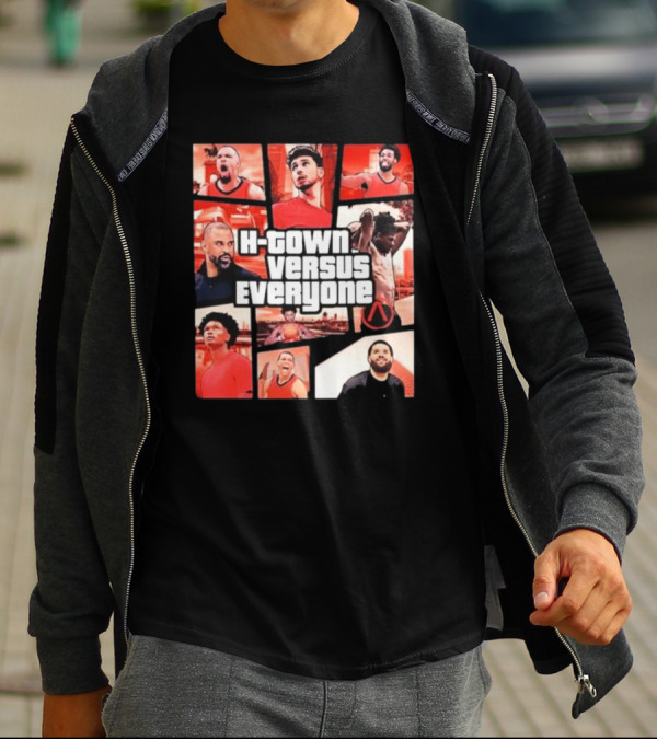 H-Town Versus Everyone Aaron Patterson Style Gta Inspired Sportswear T-Shirt