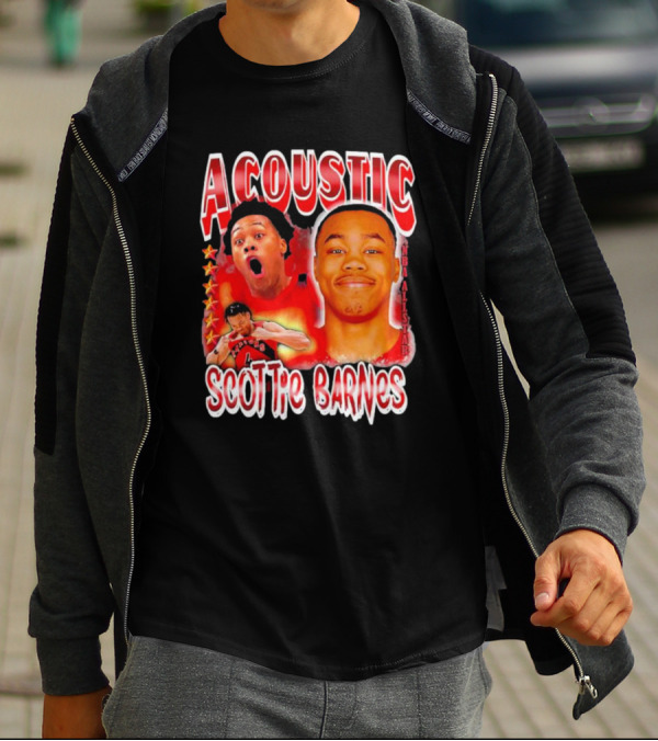Acoustic Scottie Barnes NBA All-Star Raptors T-Shirt