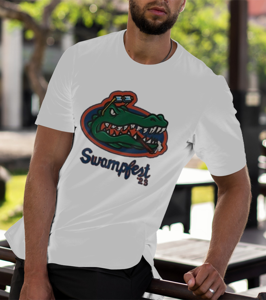 Adam22 Swampfest 23 Gator Smoking Cigar T-Shirt