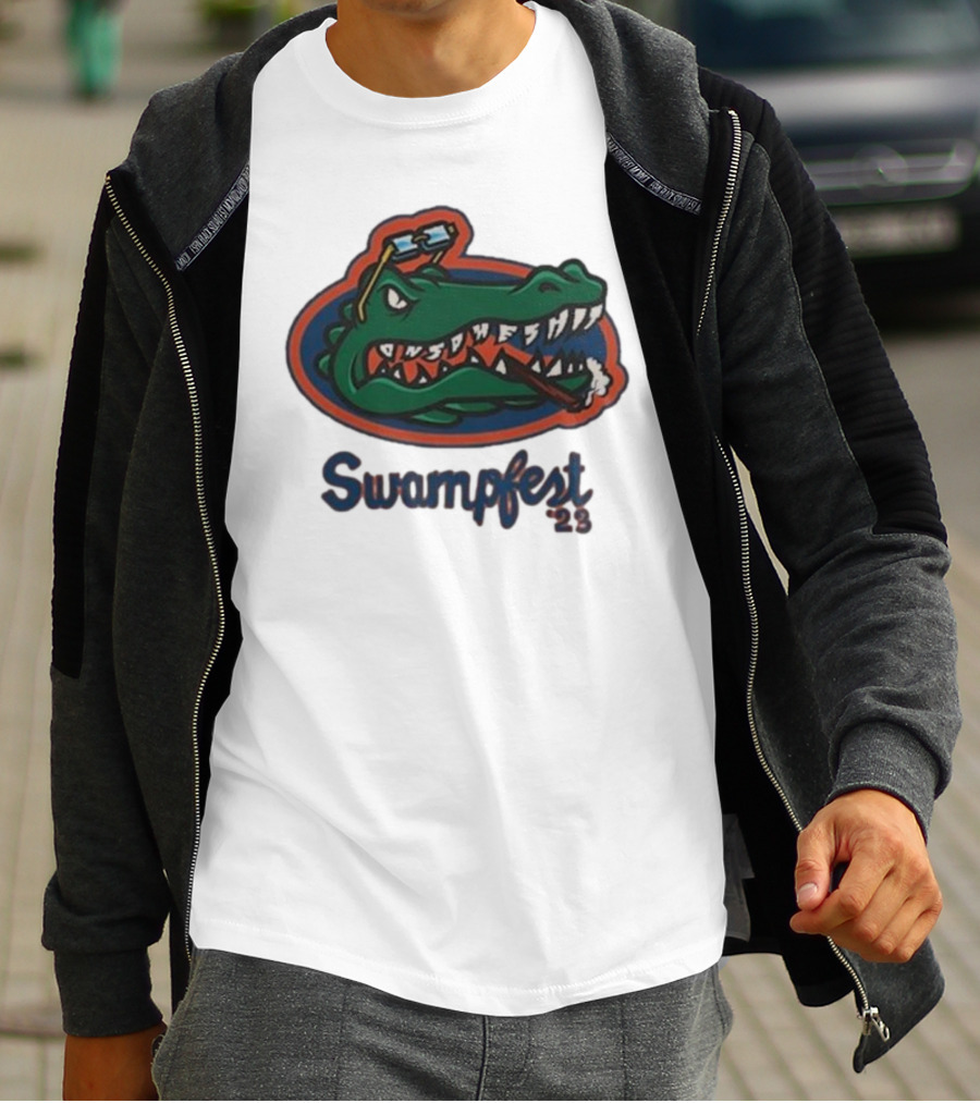 Adam22 Swampfest 23 Gator Smoking Cigar T-Shirt