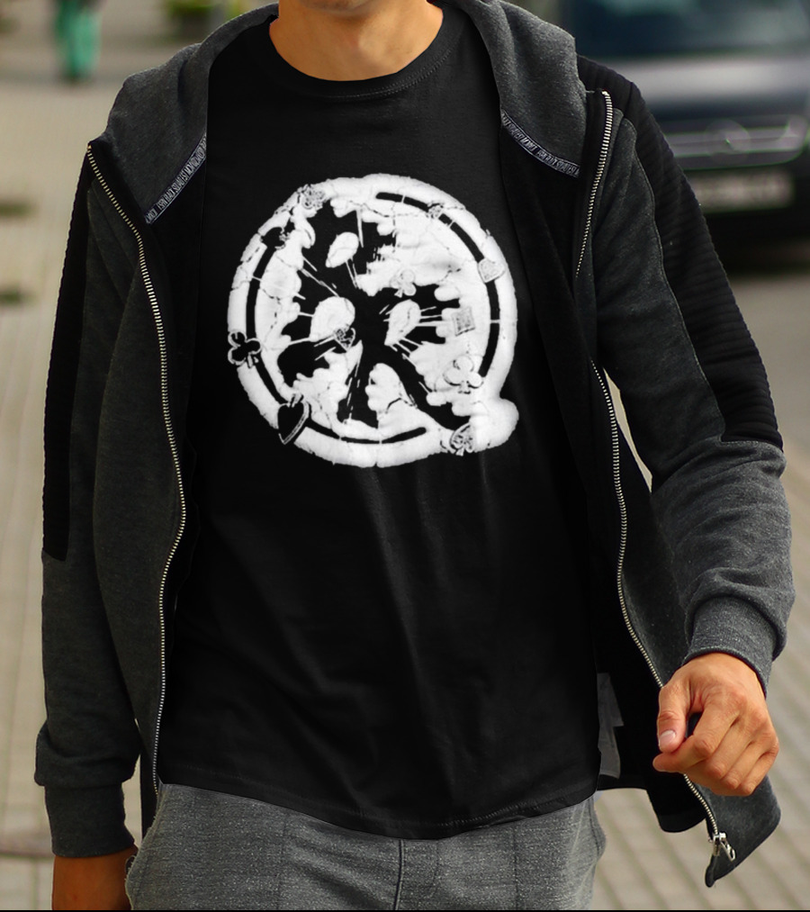 Adin Ross Roulette Brand Risk Playing Card Symbols T-Shirt