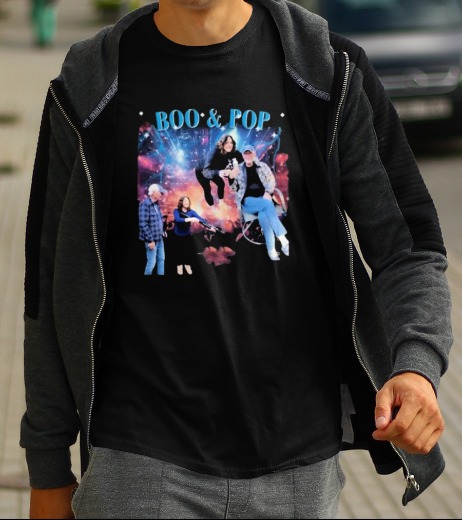 BOO AND POP Cosmic Adventure Family Fun T-Shirt
