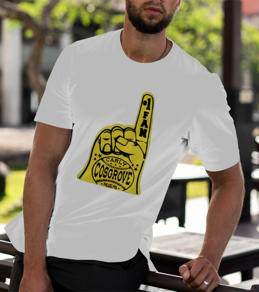 Carly Cosgrove Philadelphia Number One Fan Foam Finger T-Shirt