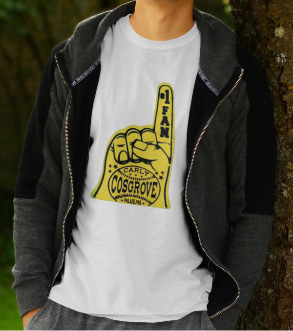 Carly Cosgrove Philadelphia Number One Fan Foam Finger T-Shirt