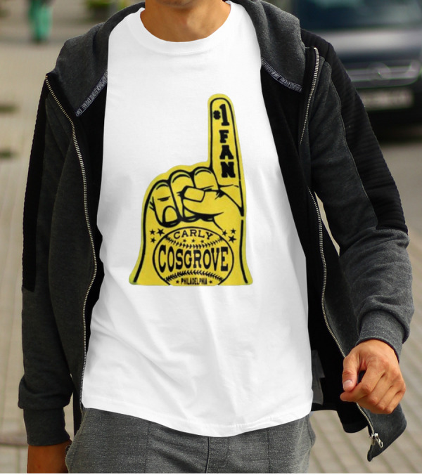 Carly Cosgrove Philadelphia Number One Fan Foam Finger T-Shirt