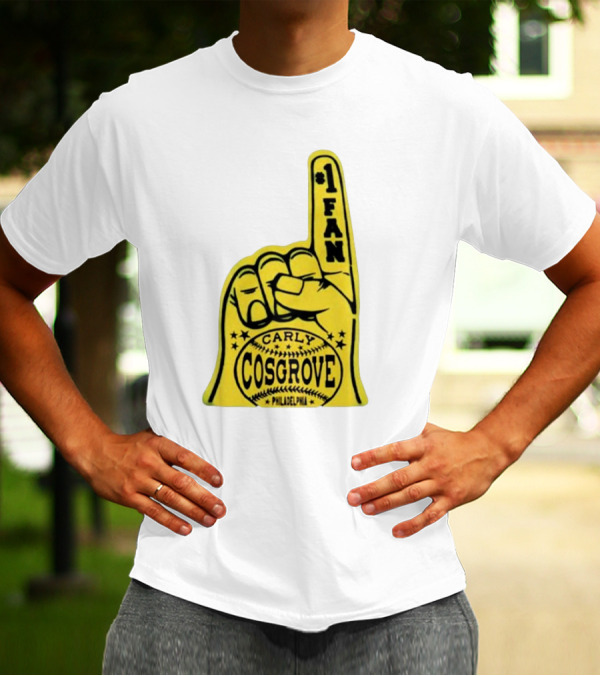 Carly Cosgrove Philadelphia Number One Fan Foam Finger T-Shirt