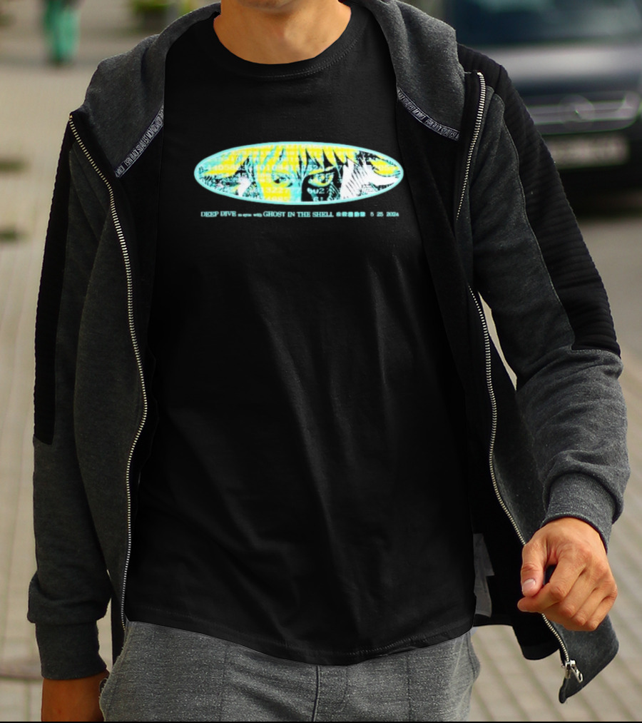 Deep Dive Sync Ghost In The Shell 5 25 T-Shirt