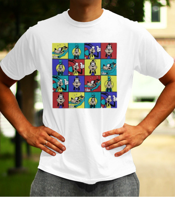 Goofy Multicolored Funny Face Expressions T-Shirt