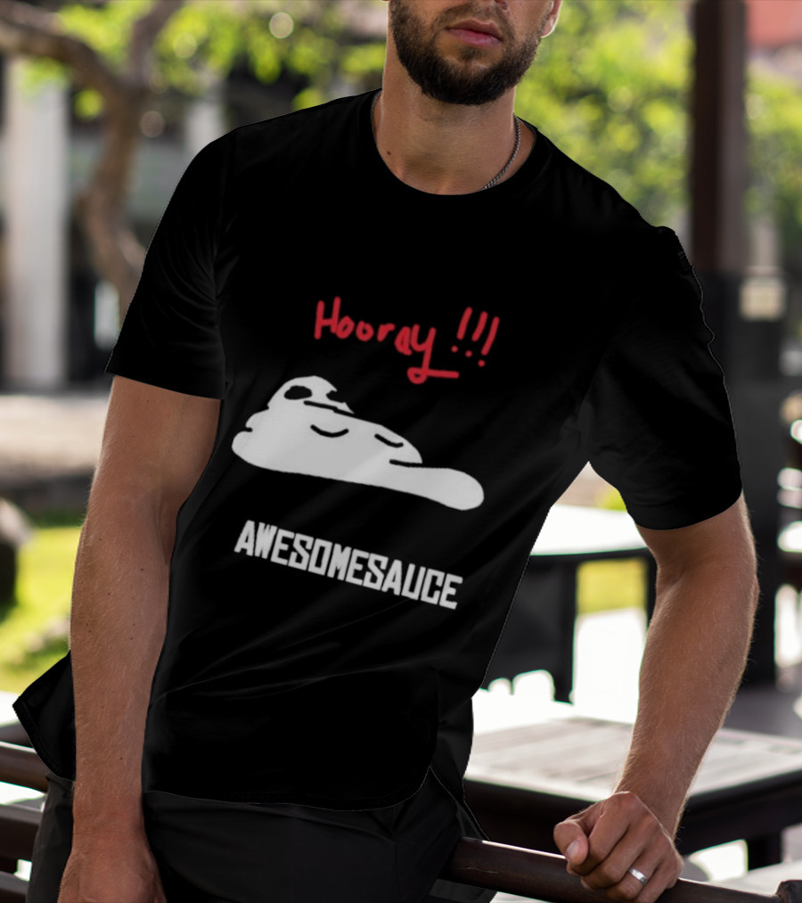 Hooray Awesomesauce Blob T-Shirt