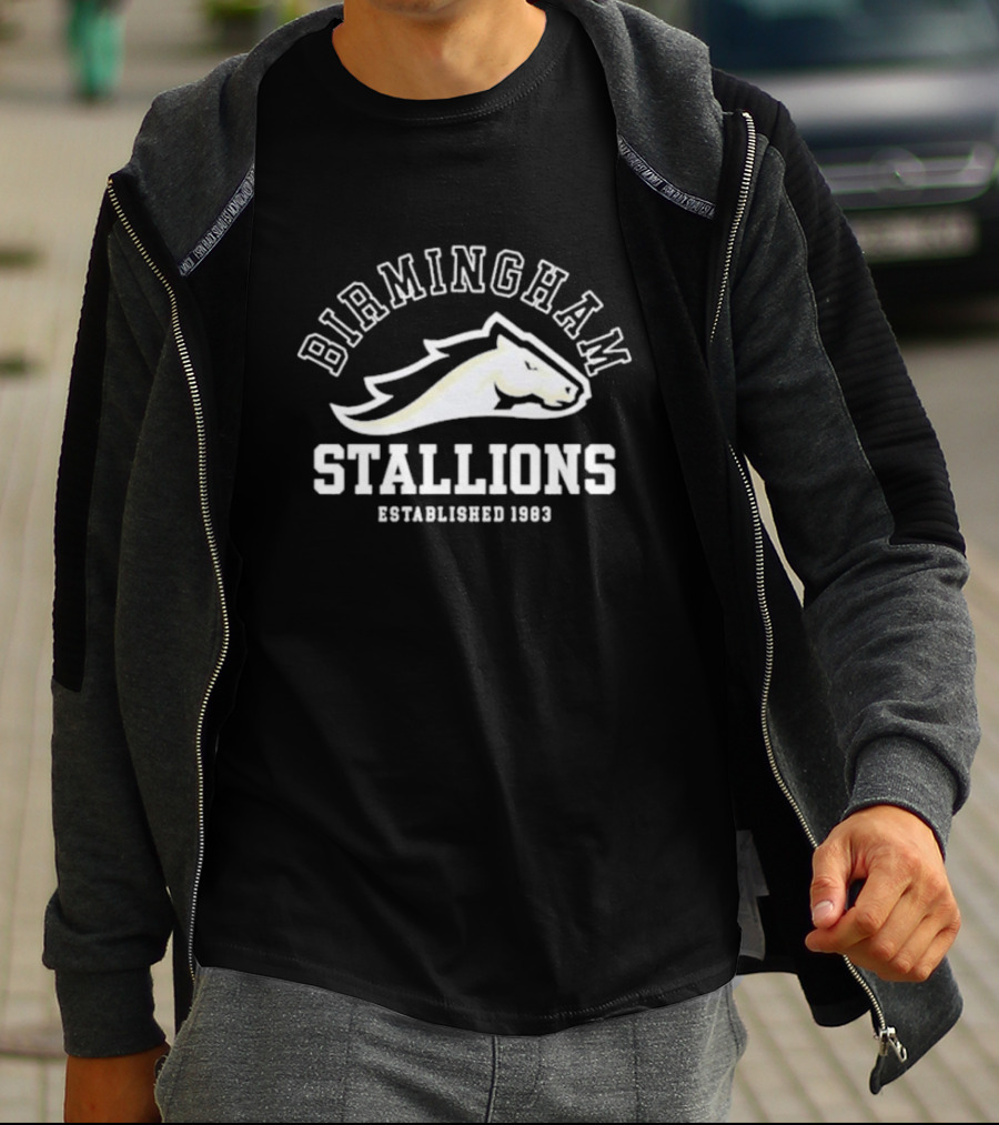 Michael Strahan Birmingham Stallions Established 1983 T-Shirt
