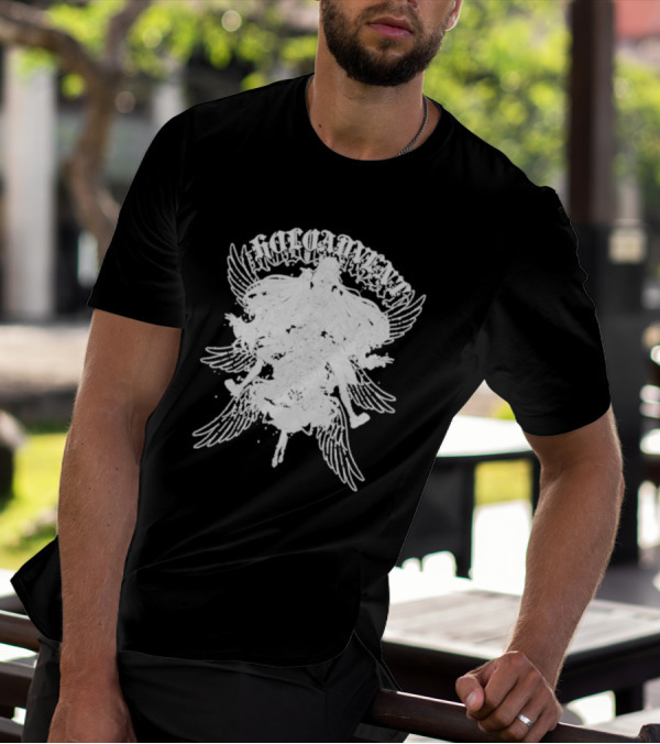 Omocat X Holoadvent Angelic Wings White T-Shirt