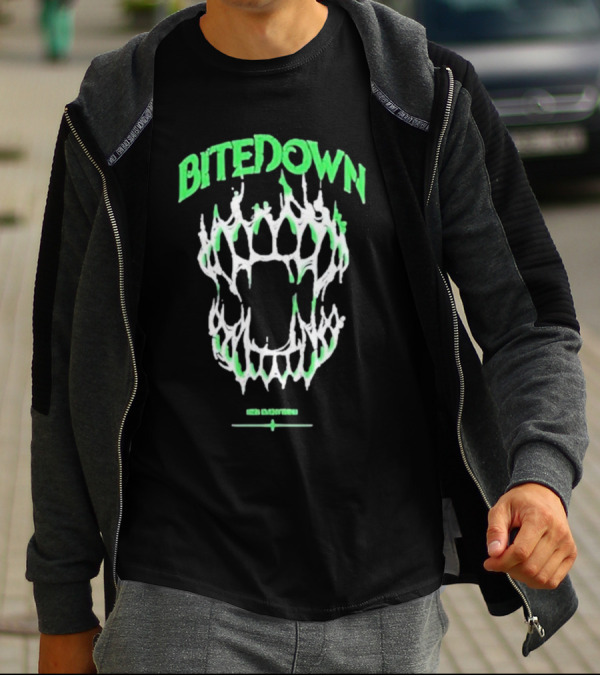 Bite Down Toxic Ryanmiw Grim Embrace T-Shirt
