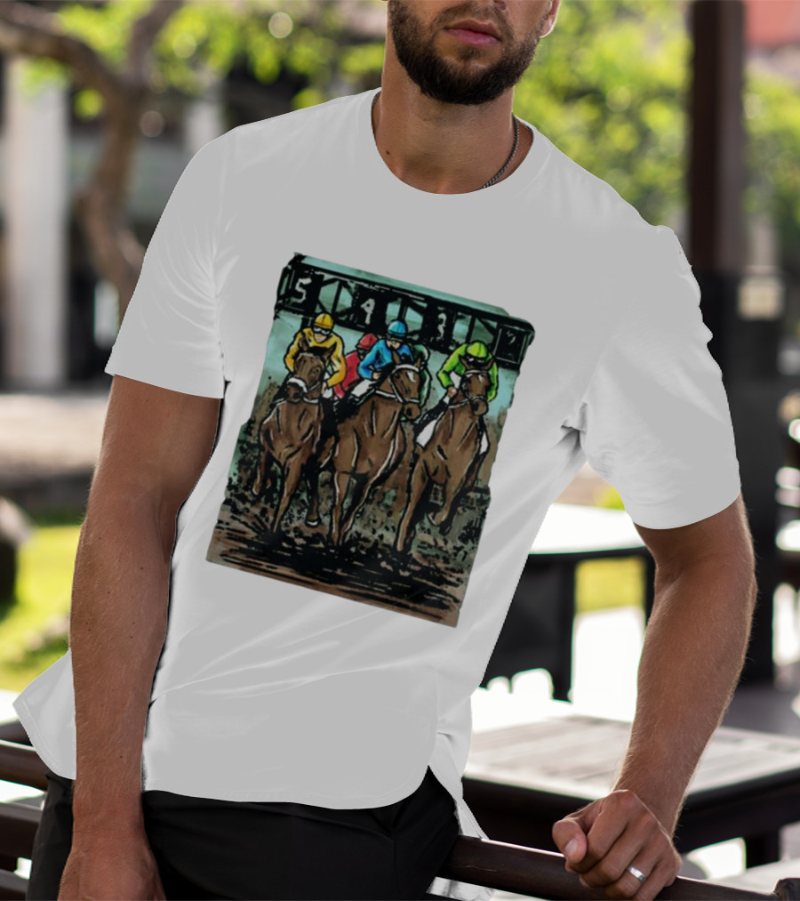 U Horse Races Waitlist Action 54321 T-Shirt