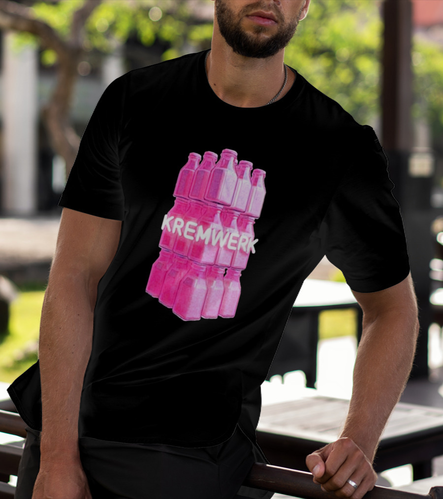 Kremwerk Seattle Wa Pink Cream Bottles Factory T-Shirt