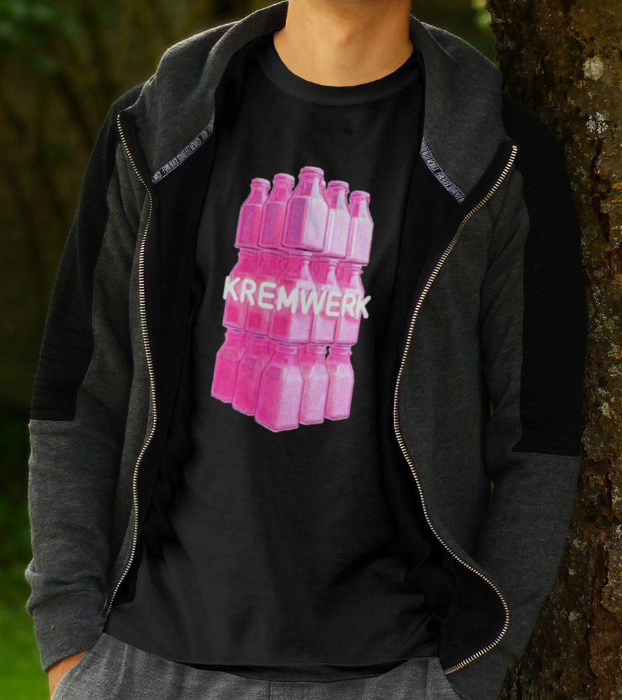 Kremwerk Seattle Wa Pink Cream Bottles Factory T-Shirt