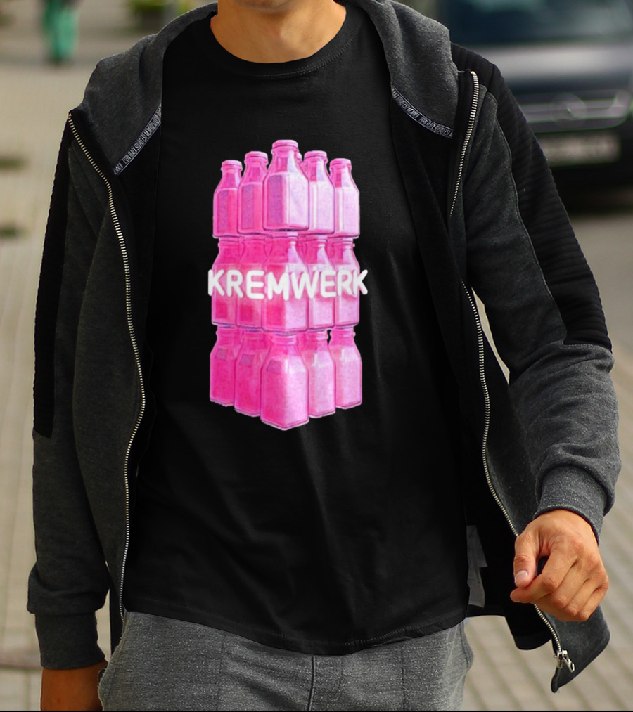 Kremwerk Seattle Wa Pink Cream Bottles Factory T-Shirt