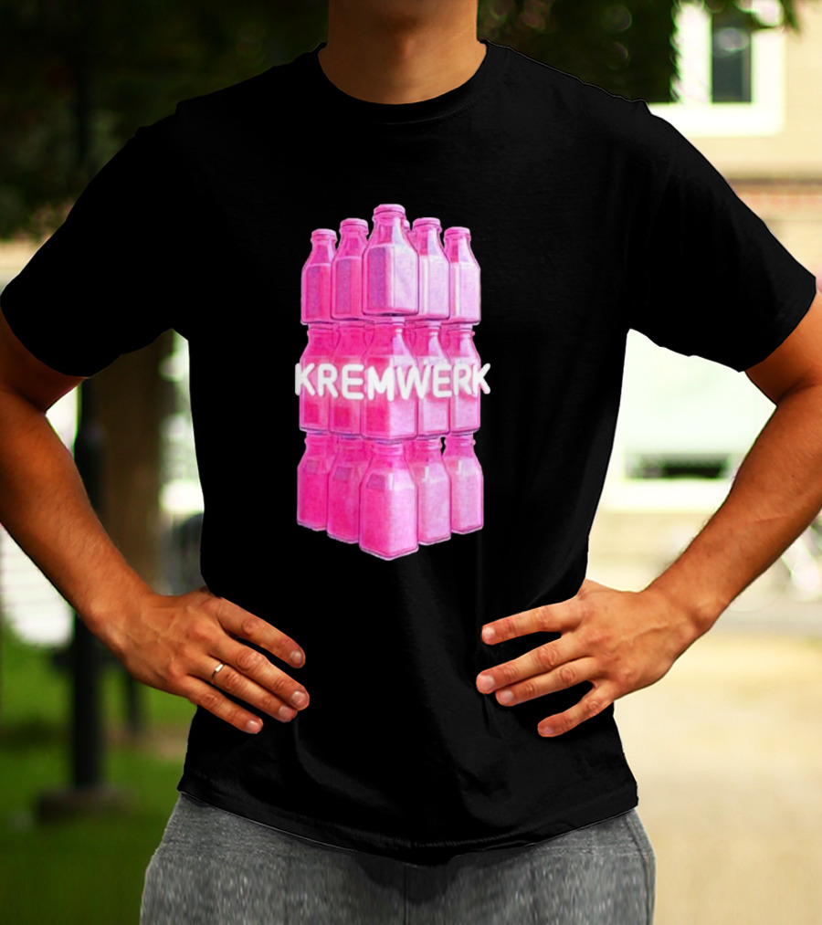 Kremwerk Seattle Wa Pink Cream Bottles Factory T-Shirt