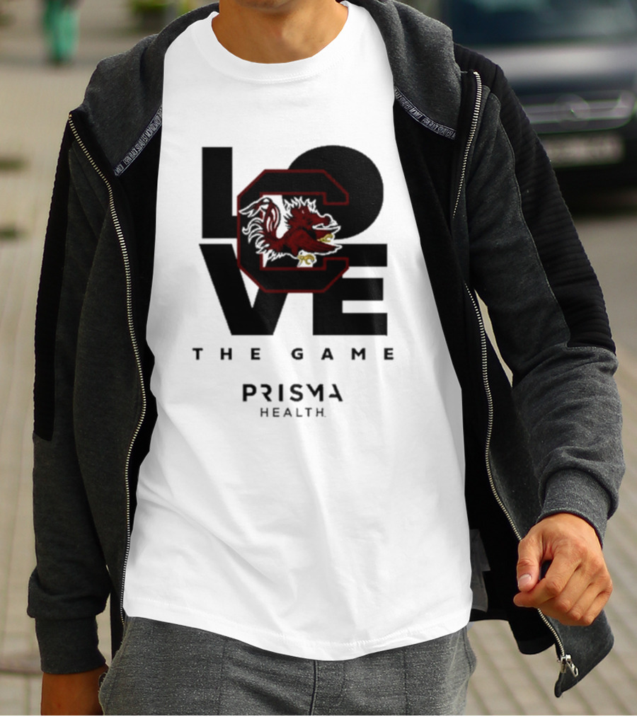 South Carolina Gamecocks Love The Game Prisma Health T-Shirt