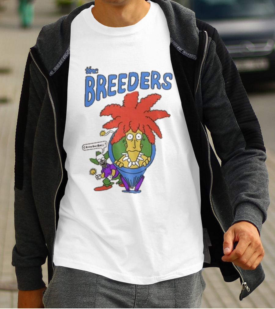 The Breeders Last Splash Cartoon Character T-Shirt