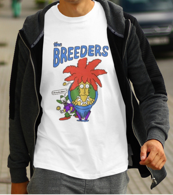 The Breeders Last Splash Cartoon Character T-Shirt