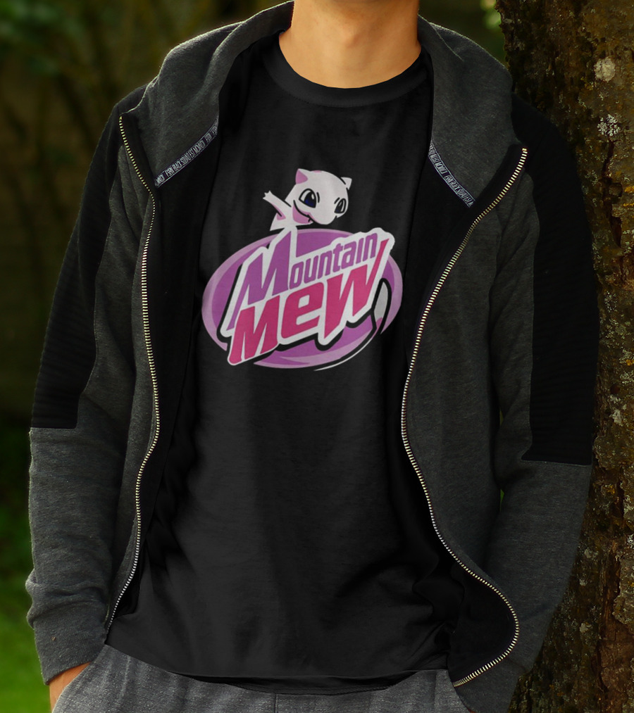 Mountain Mew Pokemon Go Mewtwo Parody Mountain Dew T-Shirt