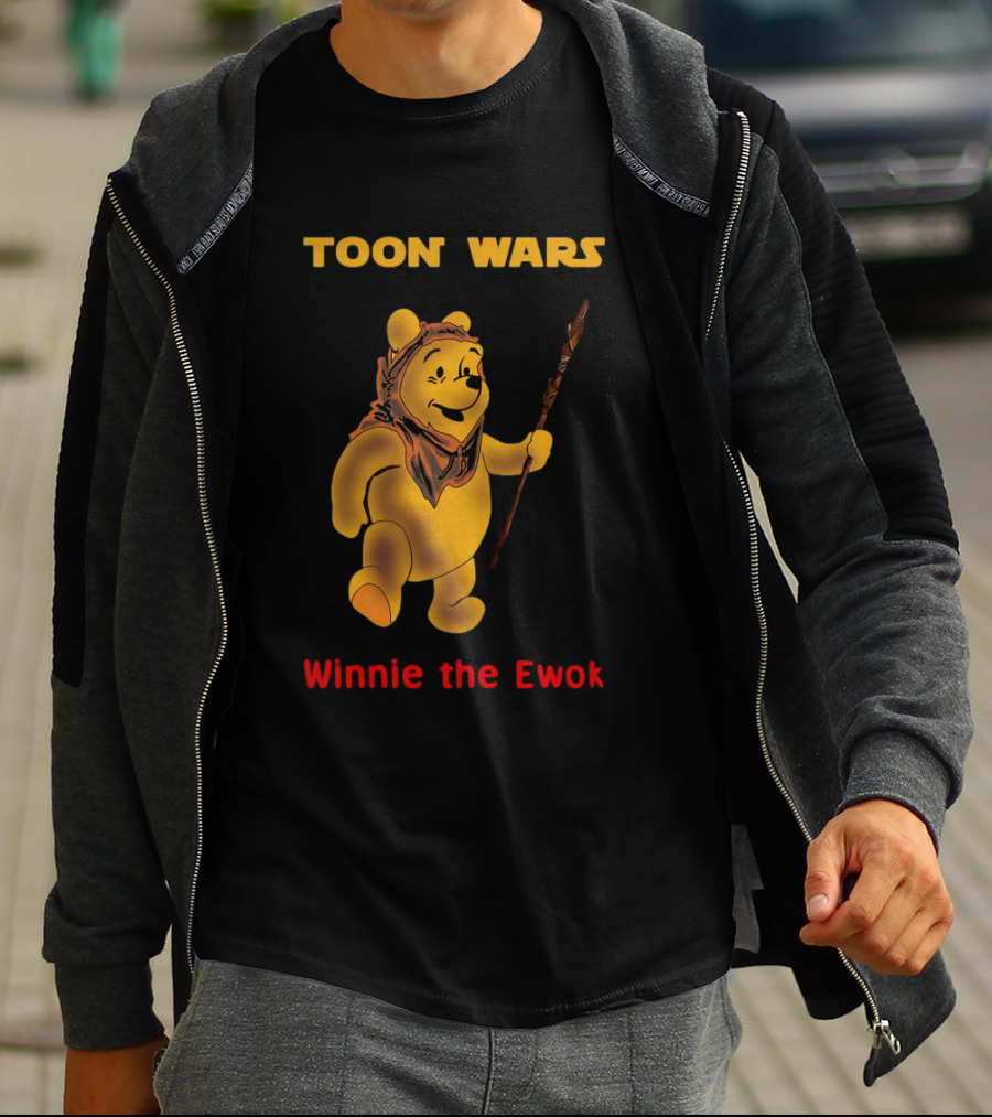 Toon Wars Winnie The Ewok Pooh Bear T-Shirt